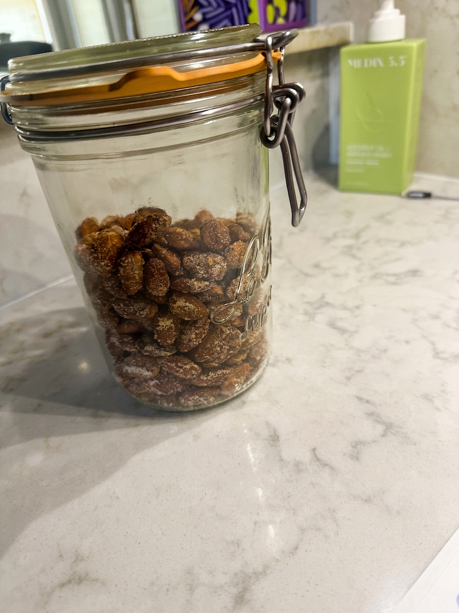 Roasted almonds